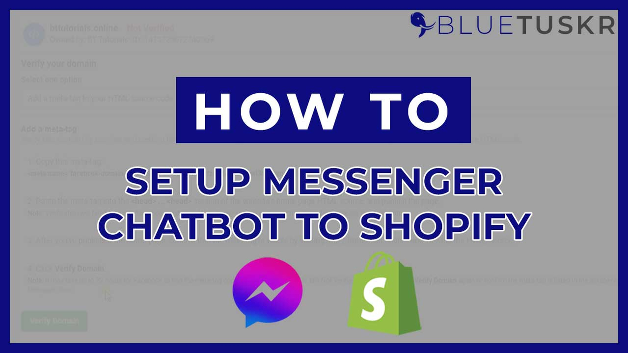 How to Setup Facebook Messenger Chatbot to Your Shopify Website