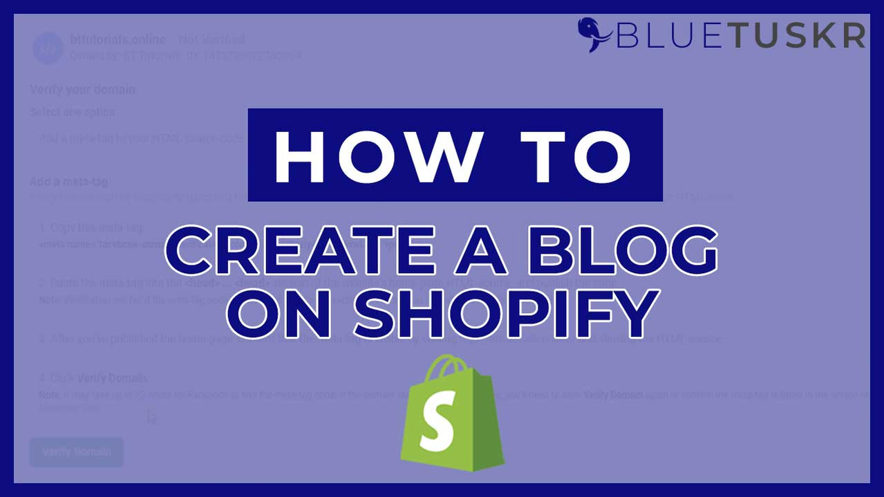 How to Create a Blog Post on Shopify